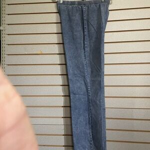 Vintage Forenza Jeans Women's XL Acid Wash‎ Blue Denim Pull On Pants 80s